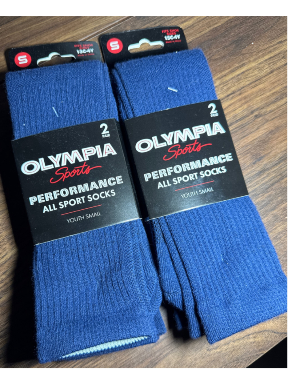 Boys Olympia Sports Performance All Sport Socks Blue One Size